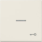 Jung - Abdeckung/Bedienelement für Installationsschalterprogramme Wippe Sym.TÜR/Lichtl.ws LS 990 KO5 T für beleuchtb.Taster