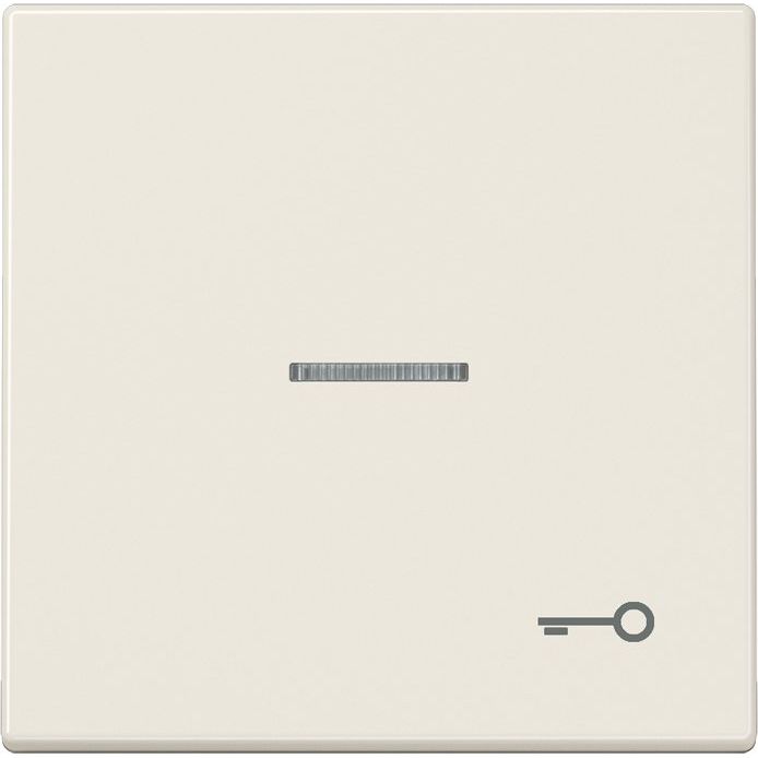 Jung - Abdeckung/Bedienelement für Installationsschalterprogramme Wippe Sym.TÜR/Lichtl.ws LS 990 KO5 T für beleuchtb.Taster