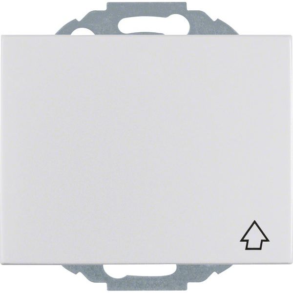 Berker - Steckdose SCHUKO-Steckdose alu 47477103 Deckel/Beschriftung