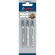 Bosch - Sägeblatt Sortiment PRO Laminate Set, 2608636429 T-Schaft, 3-tlg