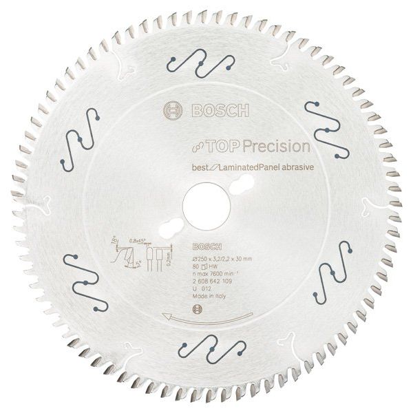 Bosch - Kreissägeblatt Top 2608642109 Precision Best for