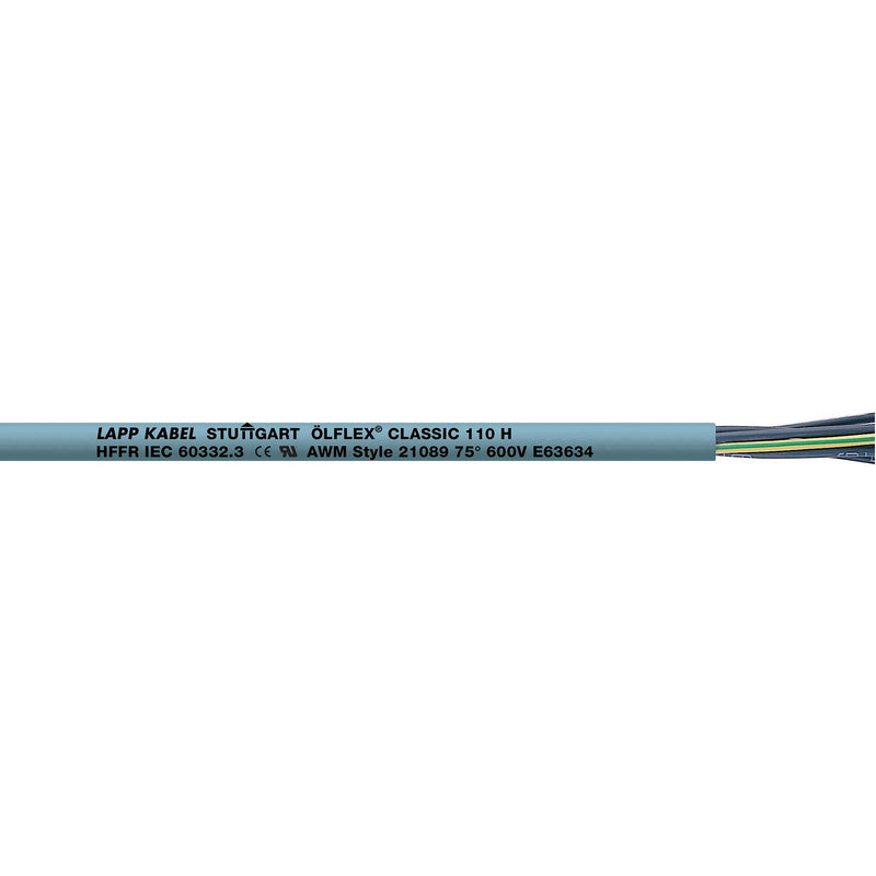Lapp Kabel&Leitung - Energiekabel < 1 kV, für ortsveränderlichen Einsatz ÖLFLEX CLASSIC 110 H 2X1 10019960