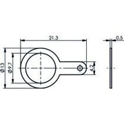 Telegärtner - Zubehör/Ersatzteile für Fernmeldetechnik Masselötfahne 3/8" 100020366 f.BNC
