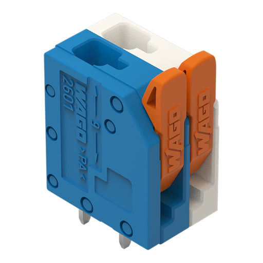 WAGO - Leiterplattenklemme 2601-3102/987-100 1,5mm²,ws/bl − 220 Stück