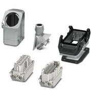 Phoenix Contact - Rechtecksteckverbinder, Set (Industriesteckverbinder) Steckverbinder-Set HC-EVO-B16PT#1411489 BWD-HH-M25ELC-AL