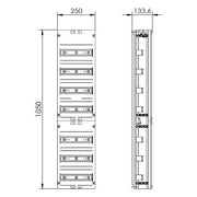 ABN - Verteilerfeld für Installationsverteiler Verteilerfeld VR17 1V 7xGerätetragsch