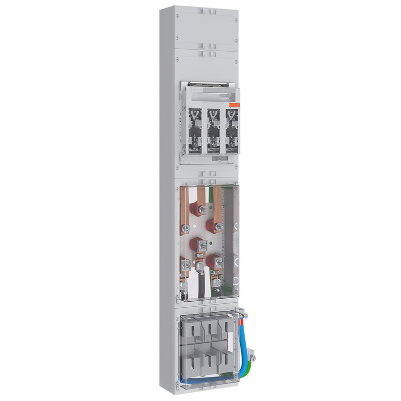 ABN - Verteilerfeld für Installationsverteiler Wandlerfeld 250A BH9 WK109Y5130 Zu=NH2-Unterteil