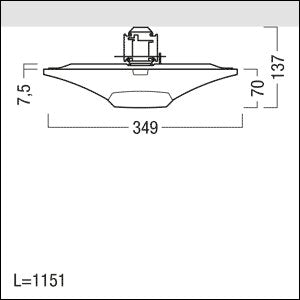 Zumtobel Group - Decken-/Wandleuchte LED-Anbauleuchte MLinf AL #42950985 927-965