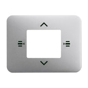 Busch-Jaeger - Einsatz/Abdeckung für Kommunikationstechnik Zentralscheibe titan 6108/61-266 7-fach KNX