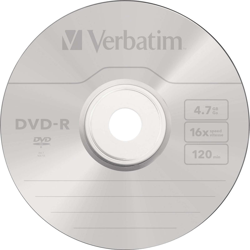 Verbatim - Speichermedium digital DVD-R 4.7GB/120Min/16x 43549 (VE100 Cakebox (100 Disc)
