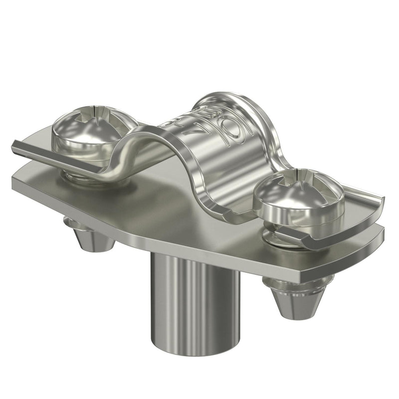 OBO Bettermann - Befestigungsschelle für Kabel/Rohre Abstandschelle ASG 732 7 A4 m. Gewindea. 6-7mm − 25 Stück