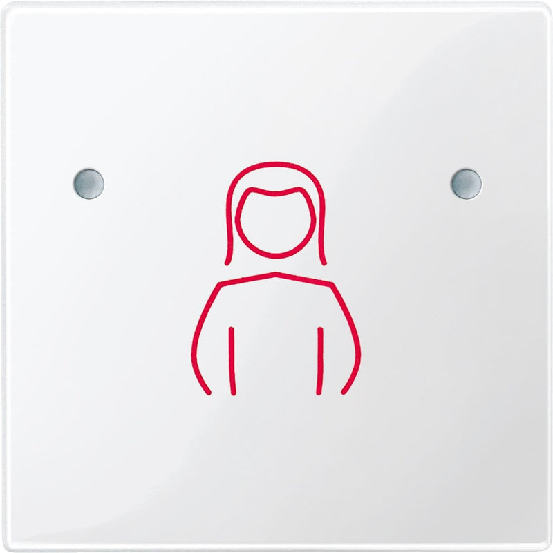 Merten - Zentralelement Klinikinstallation Tastfläche 1f.pws/gl MEG4840-0319 für Rufaster