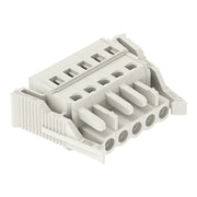 WAGO - Kabelsteckverbinder für Leiterplattensteckverbinder 1-Leiter-Federleiste 721-105/008-000/037- CAGECLAMP 2,5mm²,lgr − 50 Stück
