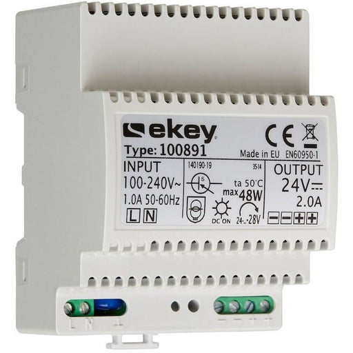 Ekey (AT) - Gleichstromversorgung Hutschienennetzteil 100891 230VAC - 24VDC 2A