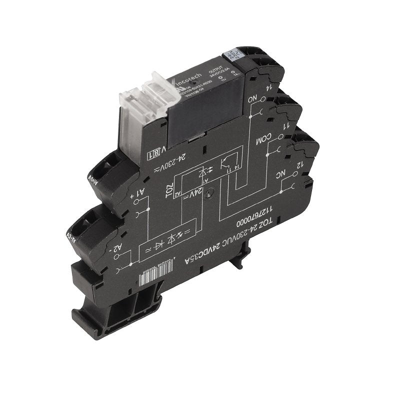Weidmüller - Optokoppler Halbleiterrelais TOZ24-230VUC24VDC5A 24230VUC10%,3..33VDC − 10 Stück