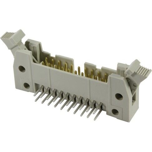 Harting - Leiterplattensteckverbinder Leiterplattensteckv. 09185505913 Messerleiste, 2,54mm − 50 Stück