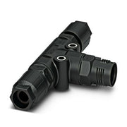 Phoenix Contact - Kompaktverteiler für steckbare Gebäudeinstallation T-Verteiler QPD T 3PE1,5 BK − 100 Stück