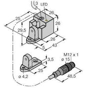 Turck - Induktiver Näherungsschalter Sensor BI10-QN26 #4470228 induktiv