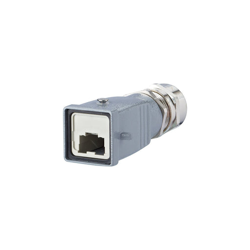Metz Connect - Gehäuse für Rechtecksteckverbinder Steckergehäuse V5,IP67 1401065000ME metall,o. Knicksch. − 10 Stück