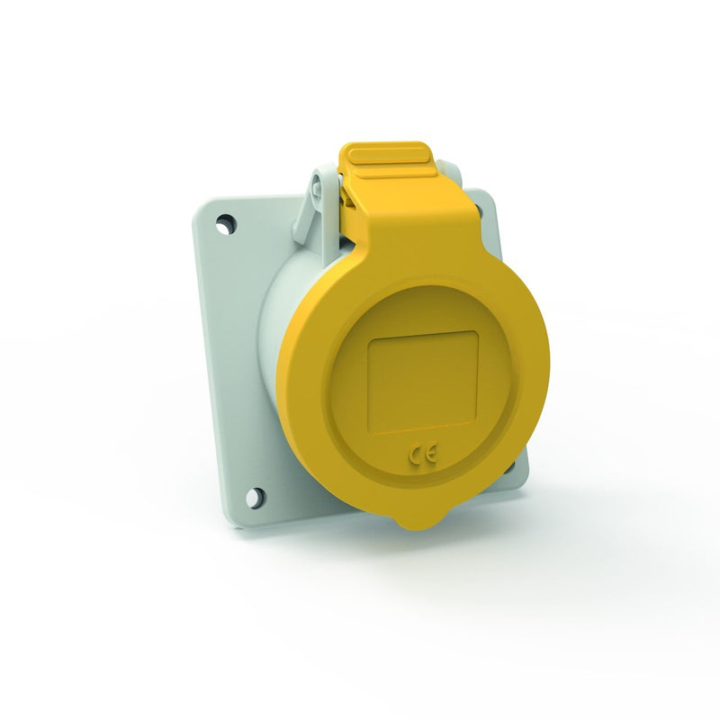 Bals Elektrotech - CEE-Anbausteckdose (IEC 60309) Anbausteckdose 127551 16A 5p 110V 4h IP54 − 10 Stück