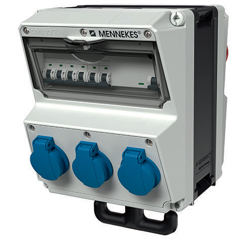 Mennekes - CEE-Steckdosen-Kombination (IEC 60309) Steckdosen-Kombination 970002 AMAXX abhängbar − 1 Stück