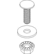Niedax - Maschinenschraube/Bolzen Flachrundkopfschraube FLMU 6X20 F M6x20mm, Stahl, vz − 100 Stück