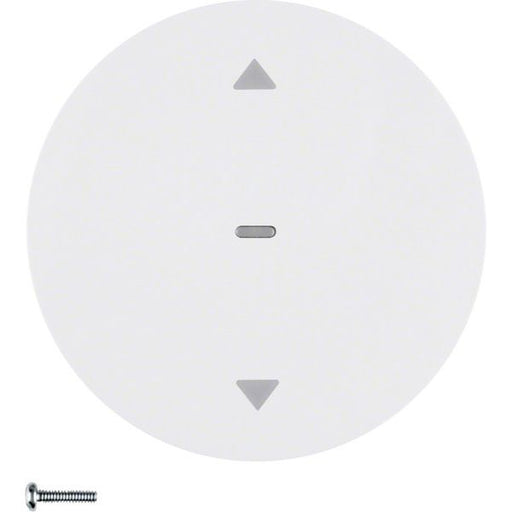 Berker - Bussystem-Tastwippe KNX-Funk Jalousie-Taste 85245239 polarweiß glänzend