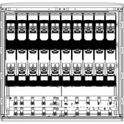 Elsta Mosdorfer - Kabelverteilerschrank LS A850-2 TN-S Cu50x10 LS82S.91E 9xNH2/V+1xNH00/PR