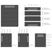 Enoc - Dach-/Bodenelement (Gehäuse/Schaltschrank) Dach-Modulblech-Blind TP 62 X1-S 600 mm