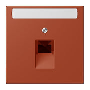 Jung - Einsatz/Abdeckung für Kommunikationstechnik Abdeckung für IAE/UAE LC 969-1 NAUA 232 locre rouge (32110)