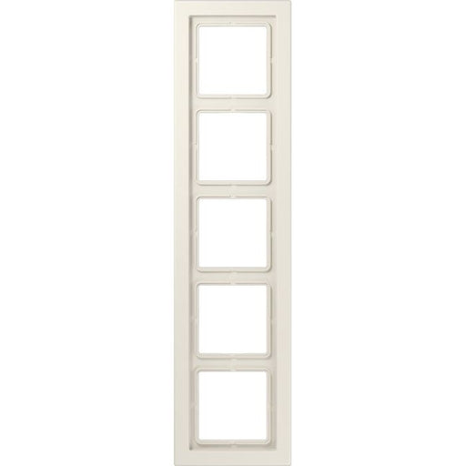 Jung - Abdeckrahmen Rahmen 5-fach ws LSD 985 W waage/senkrecht