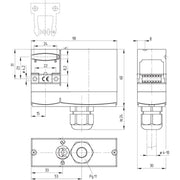 Schmersal - Positionsschalter mit Zuhaltung Sicherheitszuhaltung AZM17011ZRIB524VACDC 24V AC/DC − 1 Stück