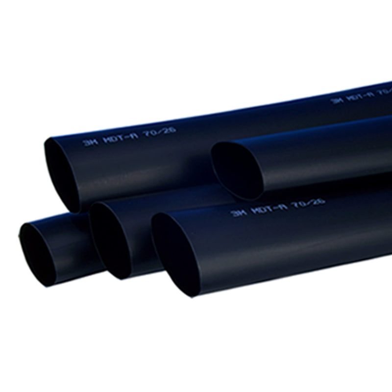 3M - Schrumpfschlauch Warmschrumpfschlauch dickw HDT-A 30/8-B 30/8 mm, sw, m.Kle. − 15 Stück