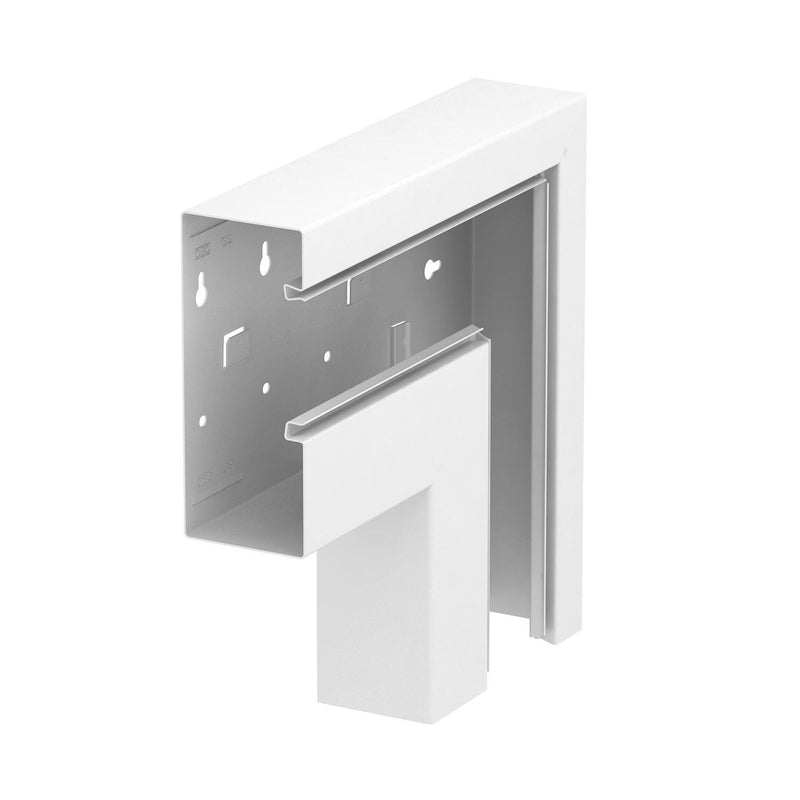 OBO Bettermann - Flachwinkel für Geräteeinbaukanal Flachwinkel GS-AFF70170RW fallend asymmetrisch