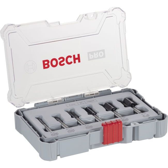 Bosch Power Tools - Werkzeugset PRO Nutfräser-Set, Schaft 2607017467 1/4  − 1 Stück
