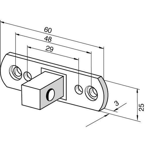 Somfy - Zubehör/Ersatzteile für Tor-/Rollladenantriebe Umrüstlager 9910014 mit 10er 4-Kant