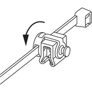 HellermannTyton - Kabelbinder Befestigungsbinder 156-00380(500) 200x4,6 schwarz − 500 Stück