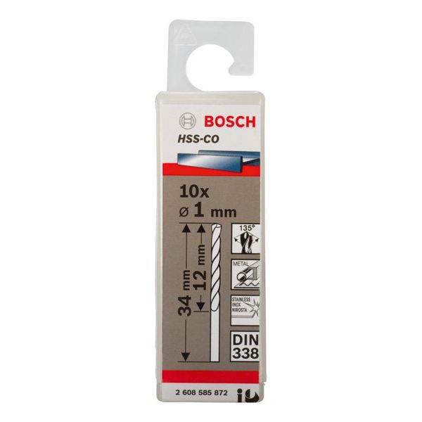 Bosch - Bohrer PRO Stainless Steel HSS-Co 2608585872 Spiralbohrer 1 x 12