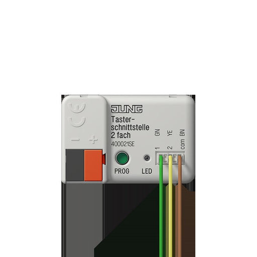 Jung - Bussystem-Binäreingang KNX Tasterschnittstelle 40002 1S E 2fach