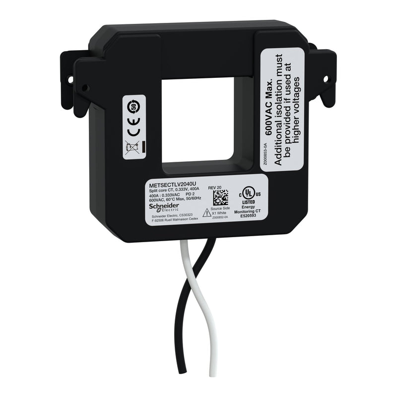 Schneider Electric - Stromwandler Klappwandler LVCT 400A METSECTLV2040U x 333mV klein