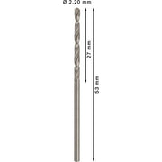 Bosch - Bohrer PRO Metal HSS-G 2608595052 Spiralbohrer 2,2 x