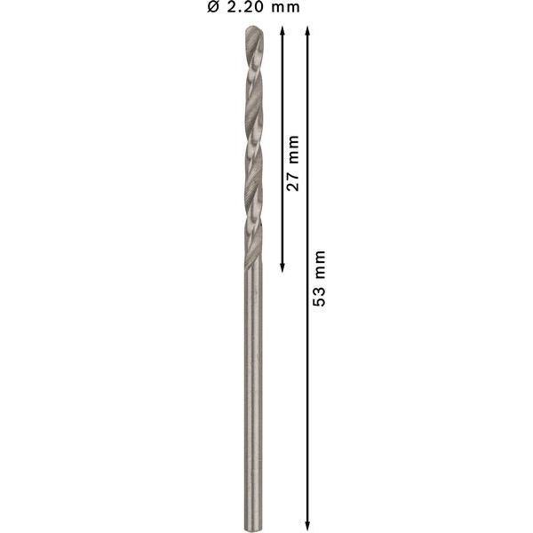 Bosch - Bohrer PRO Metal HSS-G 2608595052 Spiralbohrer 2,2 x