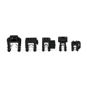 HellermannTyton - Kabelbinder Befestigungsbinder T50ROSEC5B-MC5-BK-D1 4,6x200 schwarz − 500 Stück