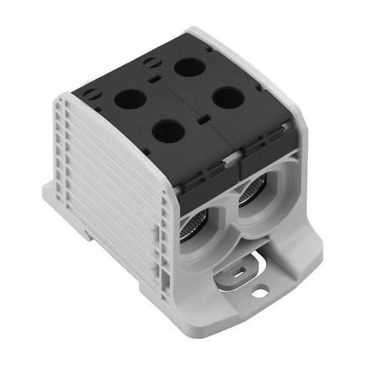 Weidmüller - Durchgangs-Reihenklemme Potentialverteilerklemme WPD2322X185/2X185BK 185, 250A, Pole: 1