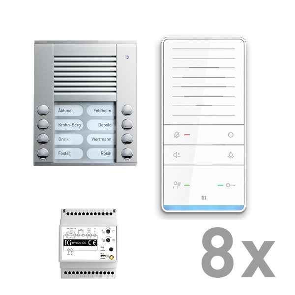 TCS Tür Control - Türsprech-Set audio:pack PES08 ISW5031 PAAF082/001 8Tasten AP