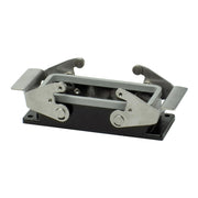 Walther Werke - Gehäuse für Rechtecksteckverbinder Anbaugehäuse BHT10 744110 27mm QVB schwarz − 1 Stück