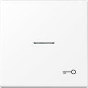 Jung - Abdeckung/Bedienelement für Installationsschalterprogramme Wippe 1-fach LS 990 KO5 T WWM schneeweiß matt