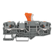 WAGO - Trenn- und Messtrenn-Reihenklemme 2-Leiter-Trennklemme 2206-1672 orange − 25 Stück