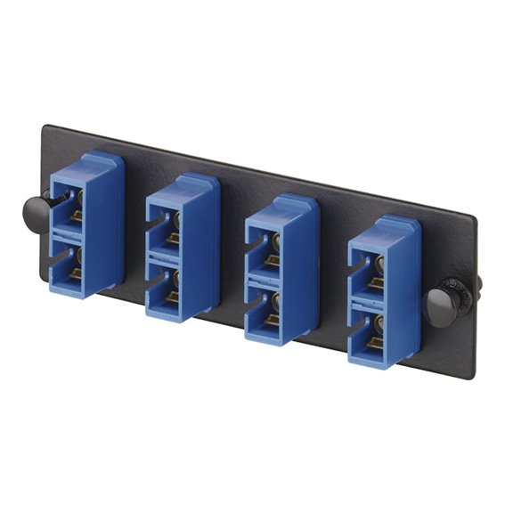 Panduit - Moduleinsatz für Patchpanel LWL LWL-Adapterpa. 4xSC-Duplex FAP4WBUDSCZ SM-Adapter Zirkonia − 5 Stück
