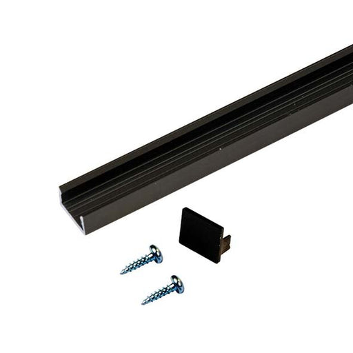 Hera - Mechanisches Zubehör/Ersatzteile für Leuchten LED-Aufbauprofil 61500031613 1m schwarz